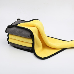Wash Car Towel Thickened Water Absorbent Coral Fleece Car Wash Cloth Dual Color Double Sided High Density Car Cleaning Wash Cloth