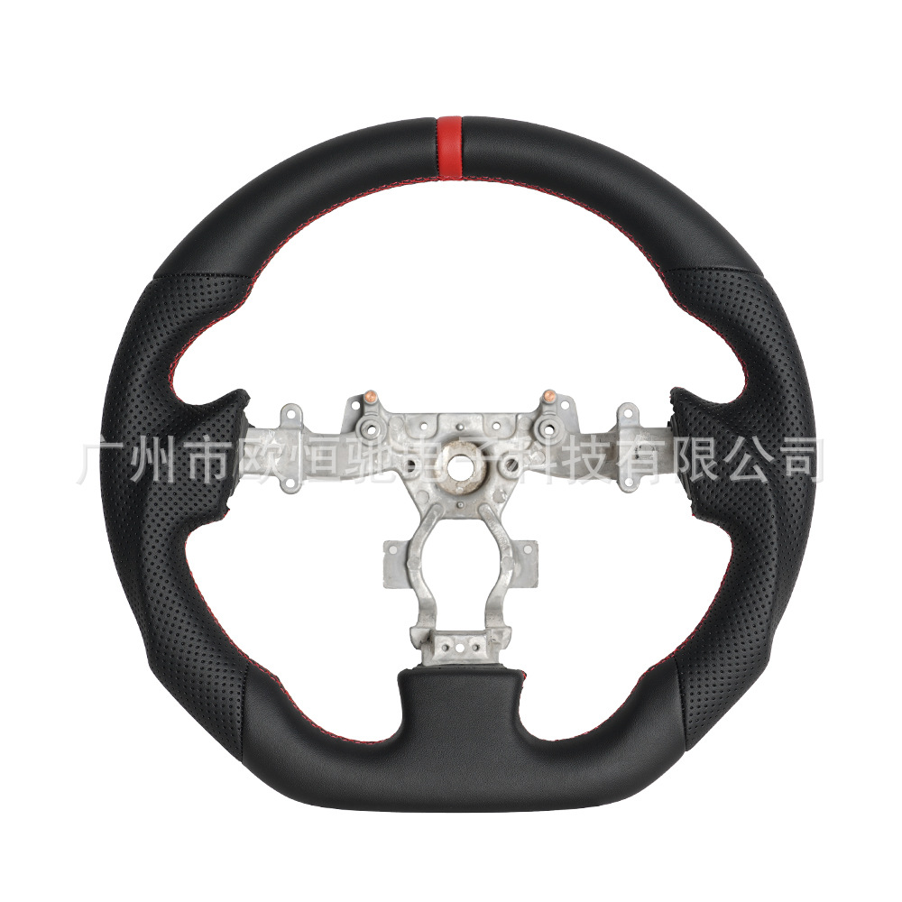 Cross-Border Hot-Selling Product Suitable for Nissan Gt-R 09-16 Models, Full Leather Car Steering Wheel Modification and Upgrade Parts