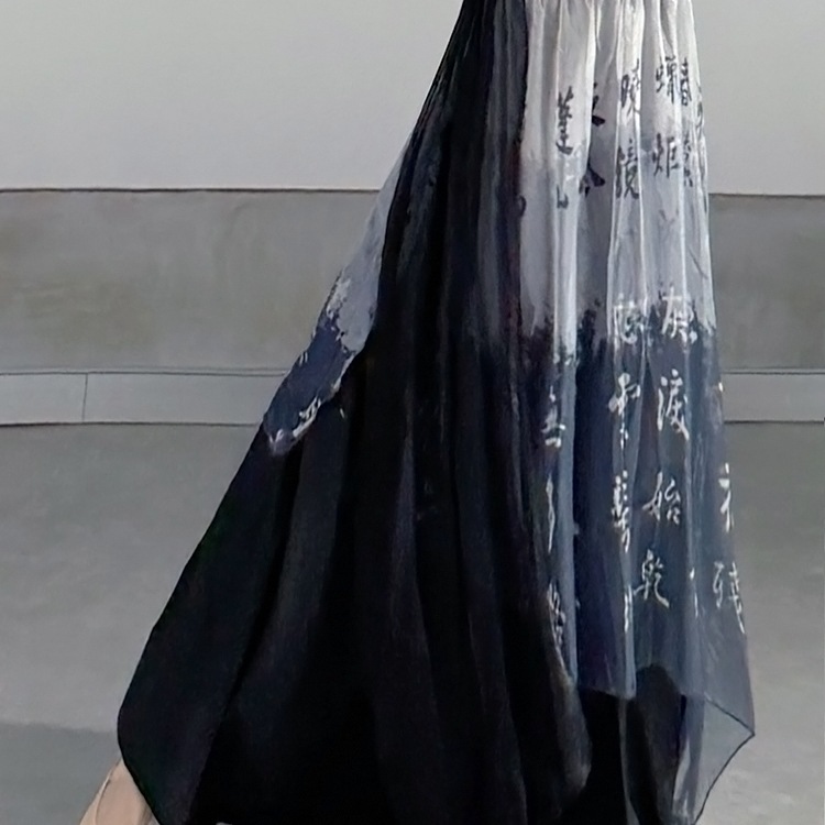 Modern Dance Pants with Drape, Chinese Dance Performance Outfit, Elegant New Dance Wide-Leg Pants, Summer Classical Dance Practice Outfit