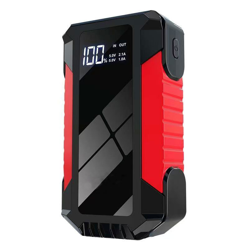 Fuente de alimentación de arranque de emergencia del automóvil 12v batería montada en el automóvil con tesoro multifuncional para ayudar a encender el arranque de arranque fuerte