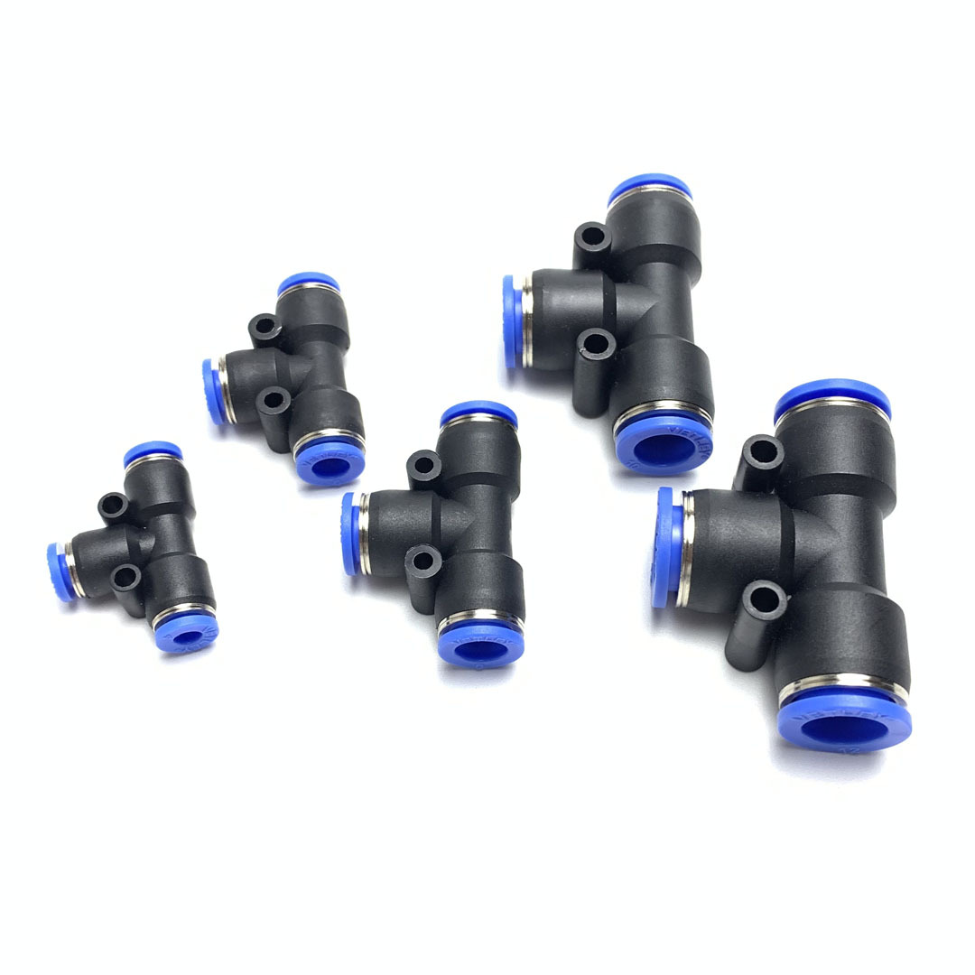 精品韩国气动管接头 PUT 4/6/8/10/12/16 三通接管气动接头