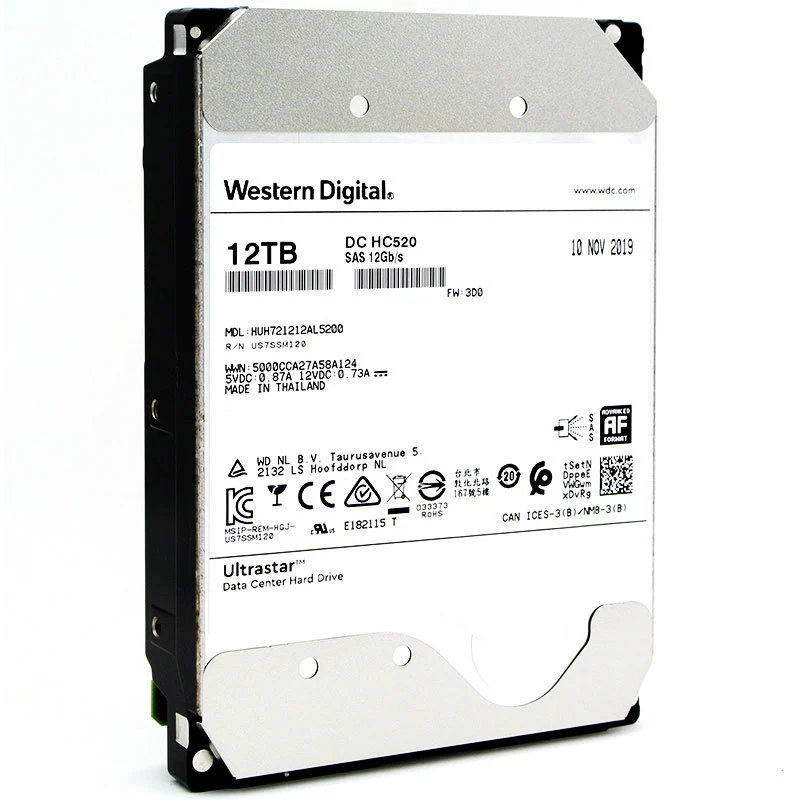 Применимо к Western data enterprise-grade - диск стurgeon Ultrastar HC520 7200 rpm