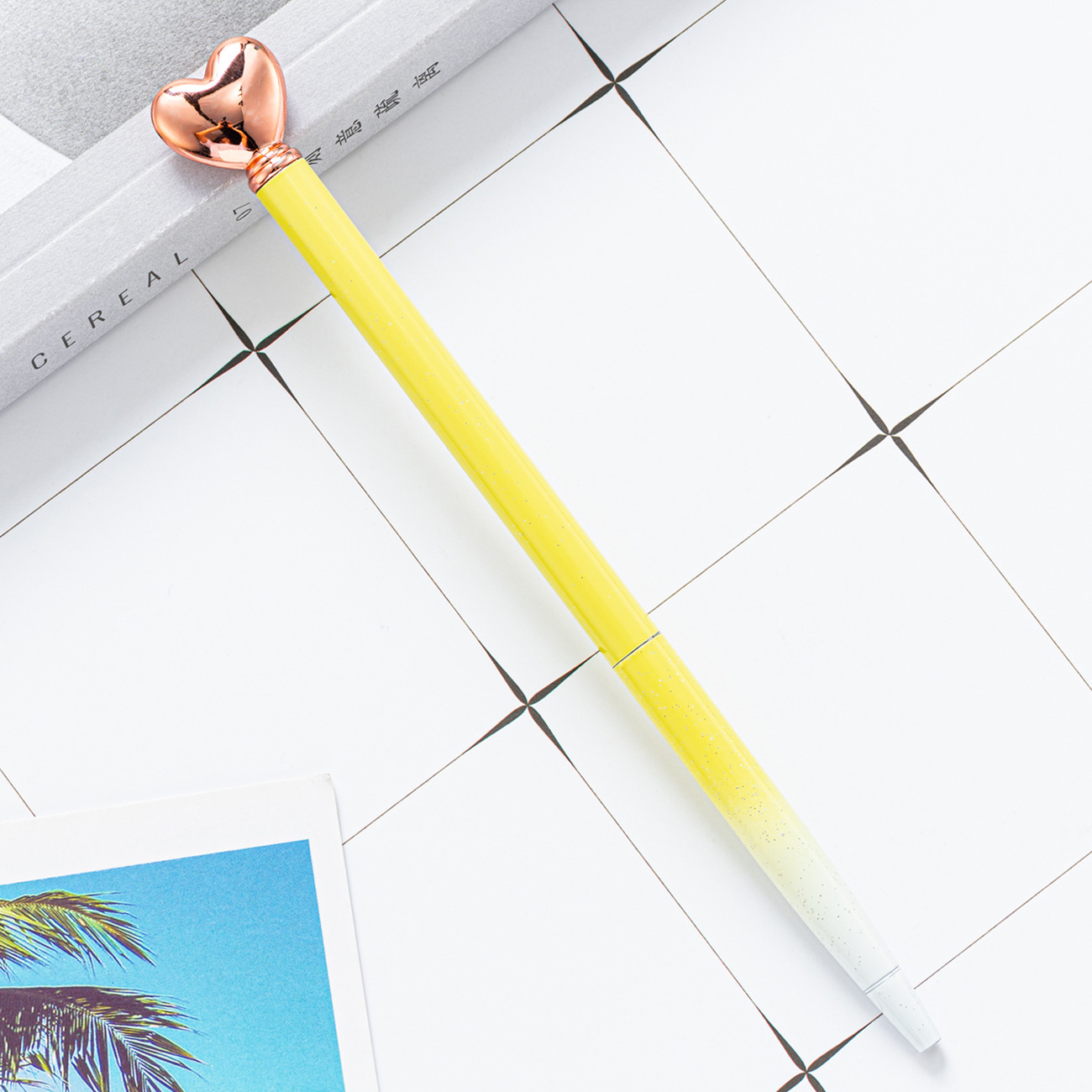 Amor en forma de bolígrafo al por mayor bolígrafo de metal creativo regalo publicitario impresión LOGO amor bolígrafo