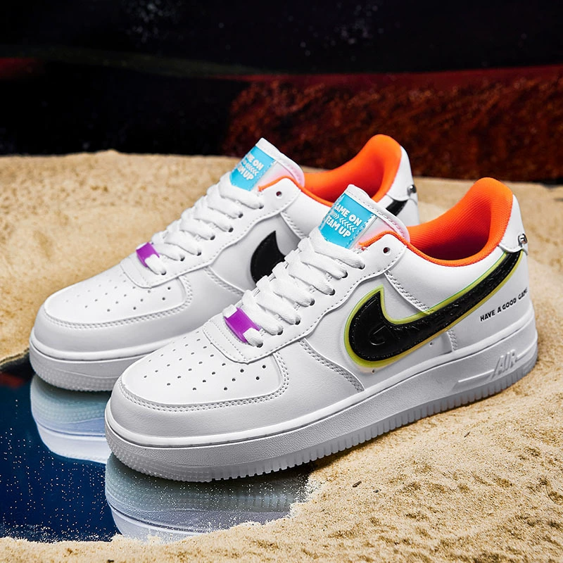 Кроссовки Nike Air Force 1, Air Jordan, белые, спортивная обувь для отдыха, универсальная дышащая обувь, прямые продажи с фабрики
