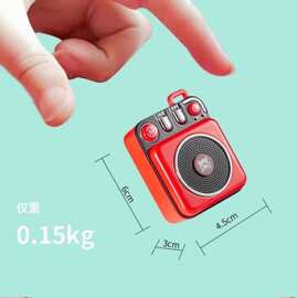 2021新款蓝牙拍照迷你小音响 便携式无线蓝牙复古音箱音响家用