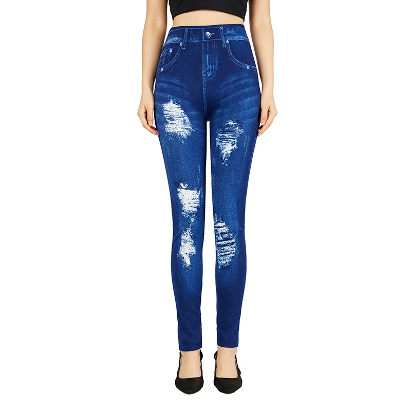 Весна осень джинсовые л leggings, эластичные брюки, Aliexpress, обтяжной