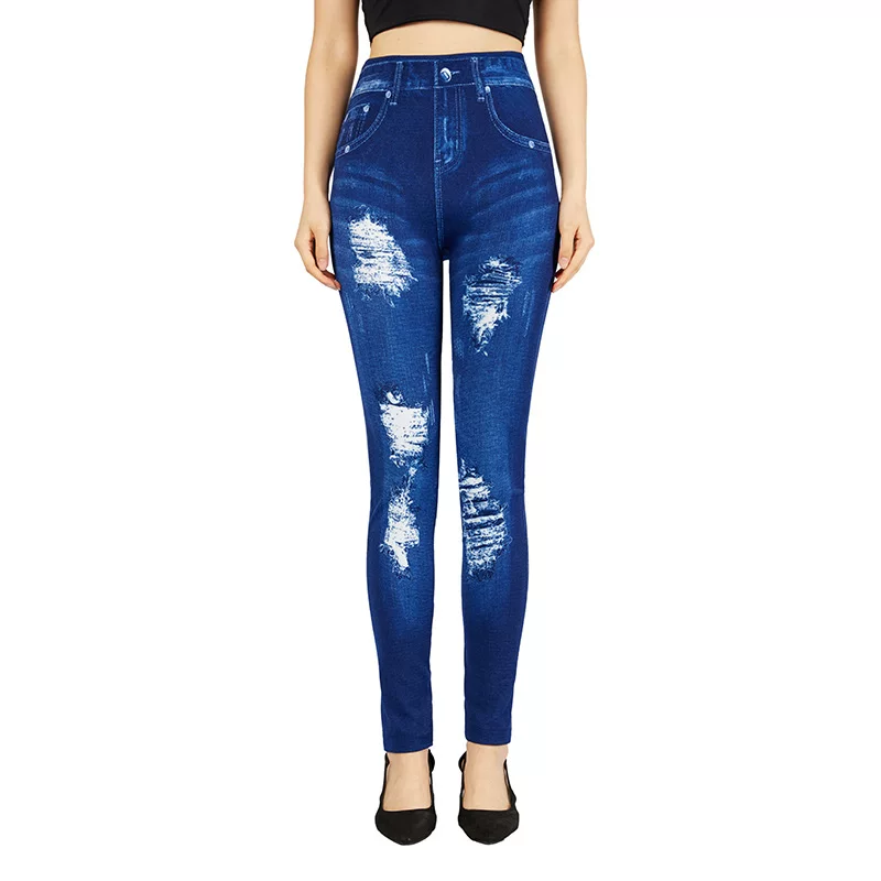Весна осень джинсовые л leggings, эластичные брюки, Aliexpress, обтяжной