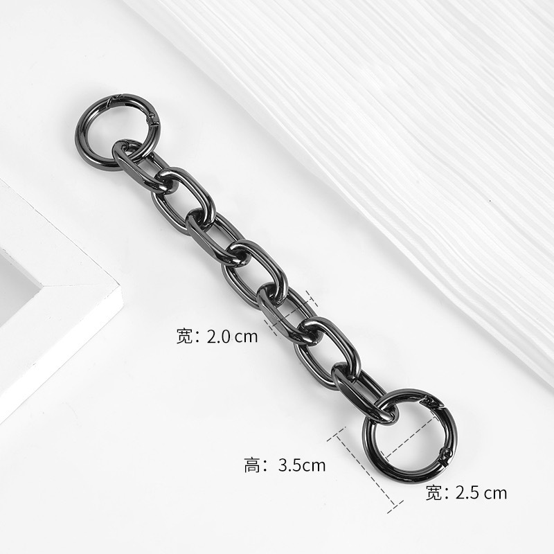 Square chain gun color 30cm