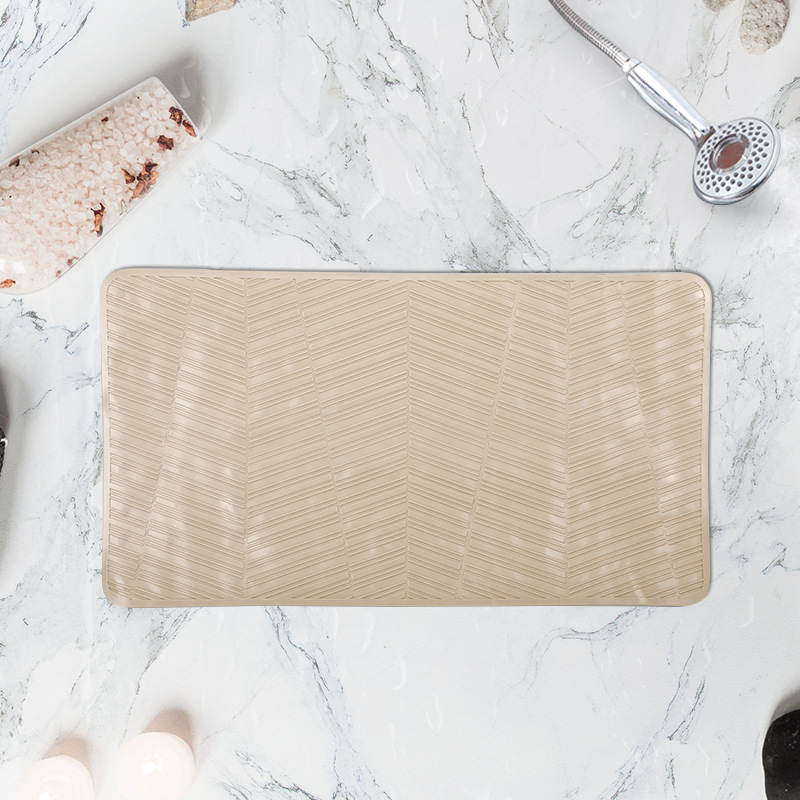 67*37 cuadrado baño antideslizante estera fuerte ventosa TPR alfombra de baño antideslizante alfombra de baño alfombra de bañera