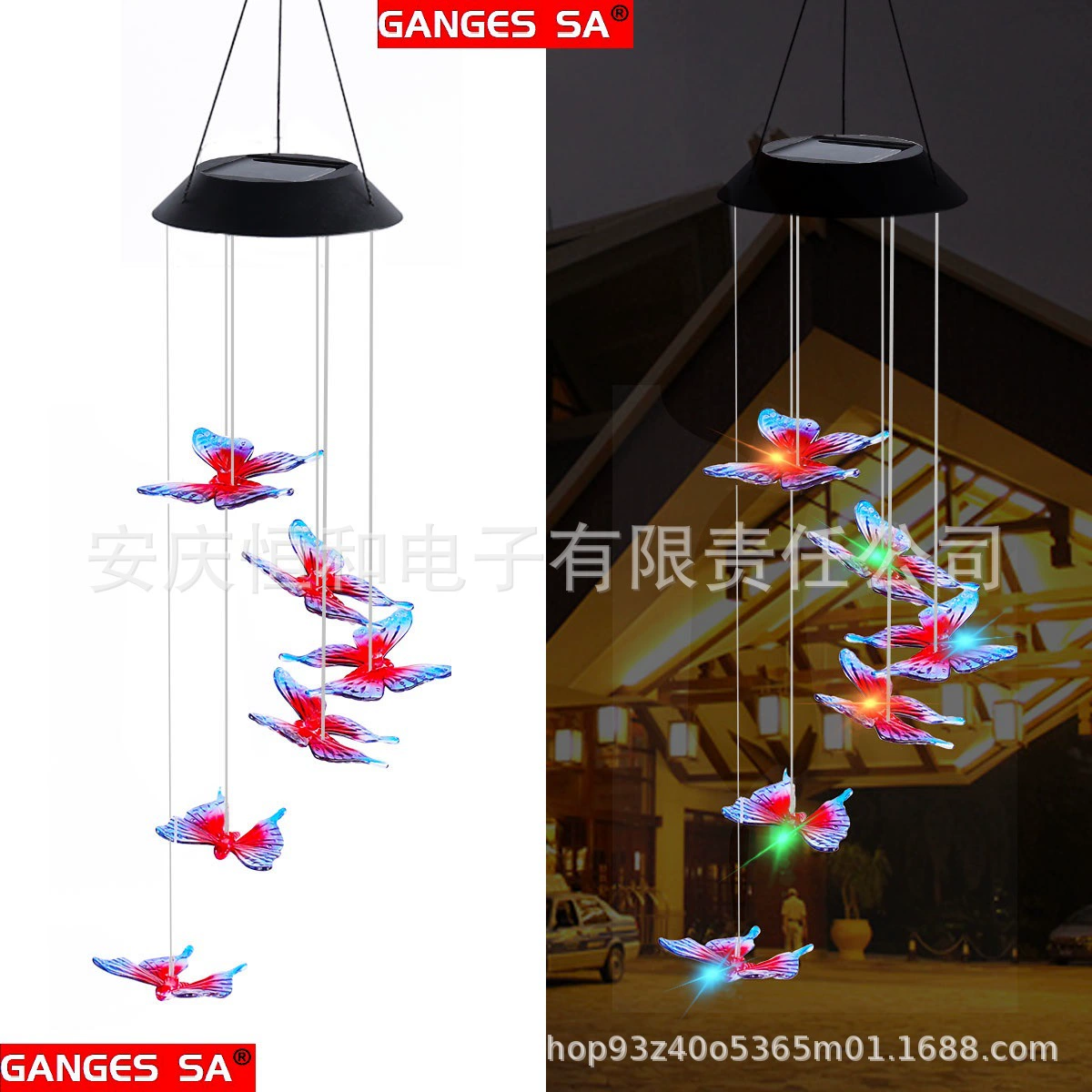 (Cross-border trading), LED bulb solar-powered for gazebo, garden lights, Amazon