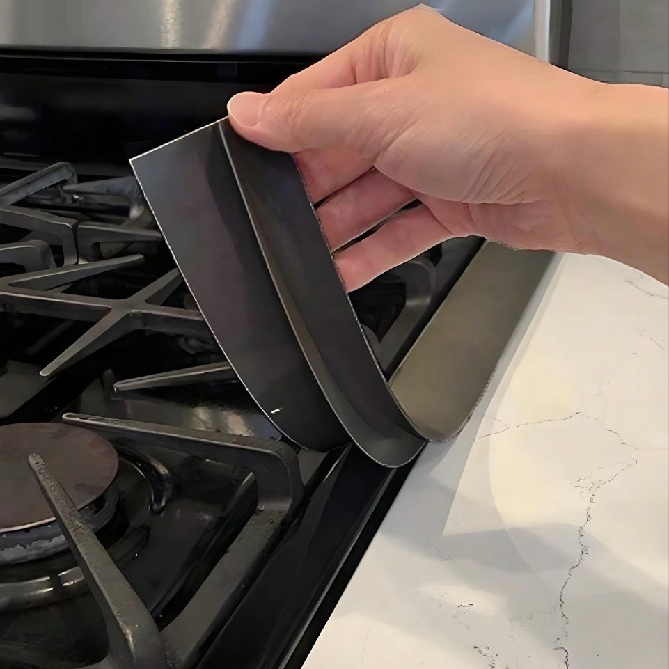 Tira para Brechas de Estufa 21 Pulgadas de Silicona, Resistente a Altas Temperaturas, para Cocina
