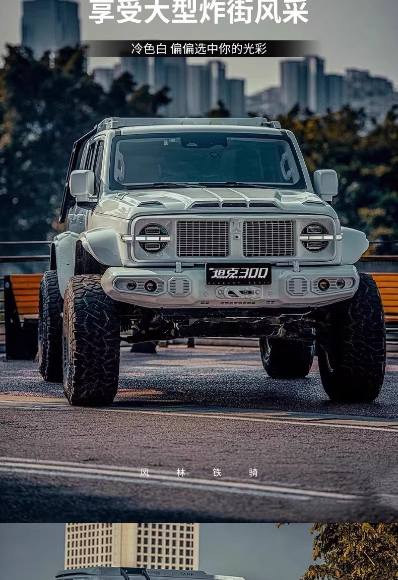 Tank 300 Maple Forest Iron Knight Kit Modified Luggage Rack Front Bumper Rear Bumper Grille Wheel Arches Hood Knight Kit