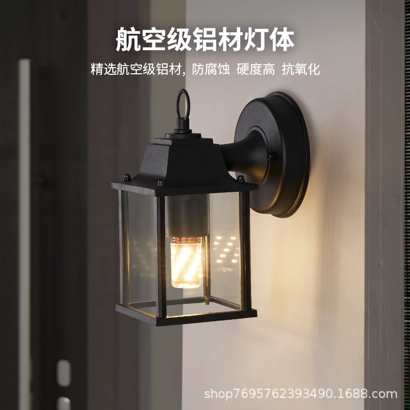 Wall Lamp Waterproof Balcony Exterior Wall Garden Villa Doorway Corridor Led Dimmable Solar Courtyard Retro Vintage Wall Lamp Waterproof Balcony Exterior Wall Garden Villa Doorway Corridor Led Dimmable Solar Courtyard Retro Vintage