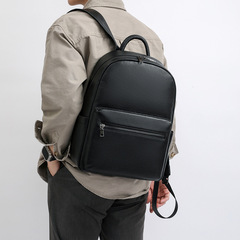 多隔层真皮牛皮男商务大容量时尚潮流简约旅行包袋双肩背包电脑包