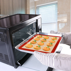 40*30 Amazon Silicone Baking Mat Glass Fiber Macaron Cookie Baking Oven Mat Silicone Kneading Mat Wholesale