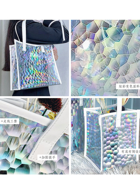 Handheld beach purse PVC