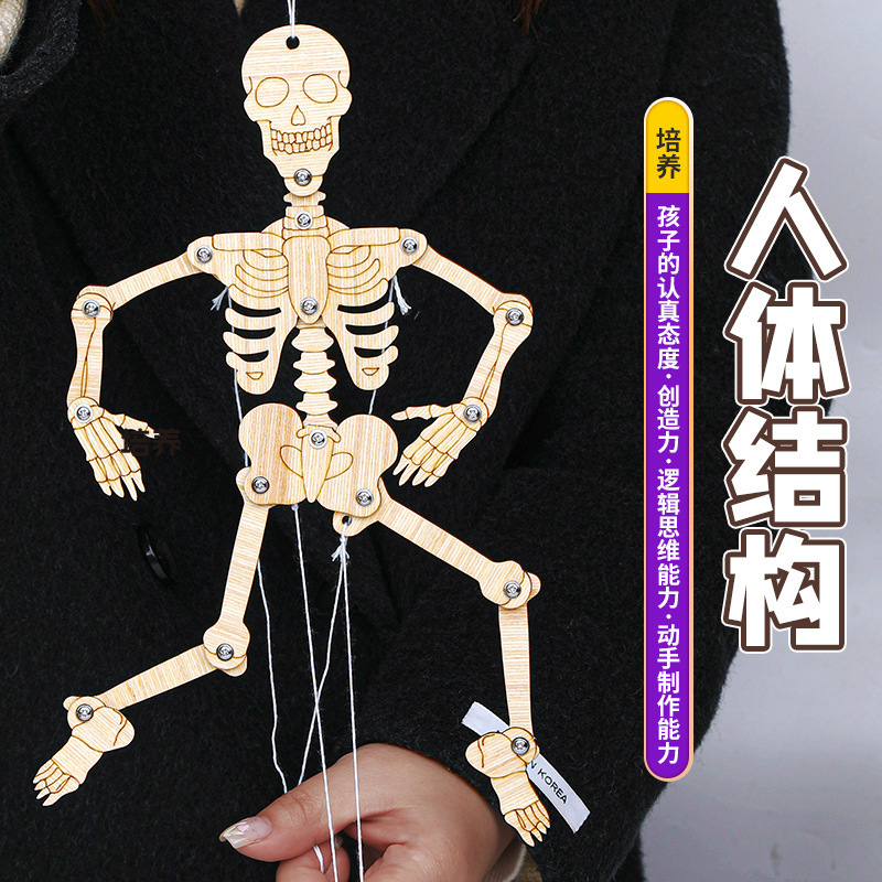 人体结构科学小实验套装儿童益智玩具科技手工制作发明diy材料包|undefined