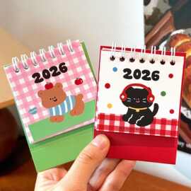 2026年新款迷你小日历卡通马年小日历口袋装学生小日历节庆礼品