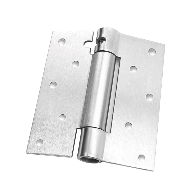 Puerta de entrada libre bidireccional con bisagra de resorte abierta automática de rebote doble puerta de cintura de 4 pulgadas y 5 pulgadas de hardware de acero inoxidable