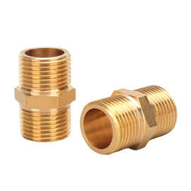 铜对丝 铜双外丝直接 4分6分1寸等径加长对丝