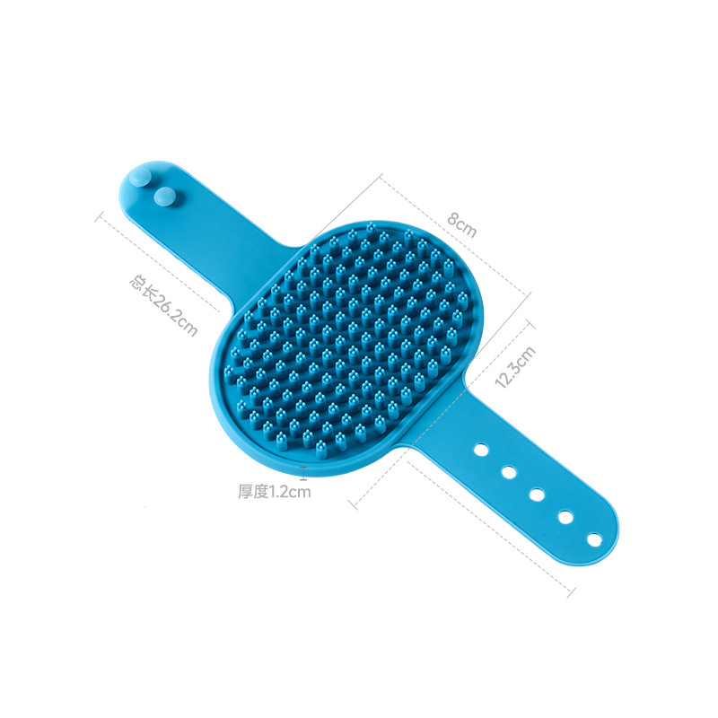 Productos para mascotas transfronterizos de venta caliente baño cepillo de masaje pein de masaje limpio guantes de masaje depilación