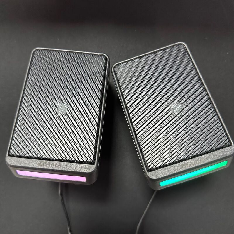 ZYAMA ZM38 コンピュータースピーカー USB 有線コンピューター小型スピーカーデスクトップノートブックボックスギフト|undefined