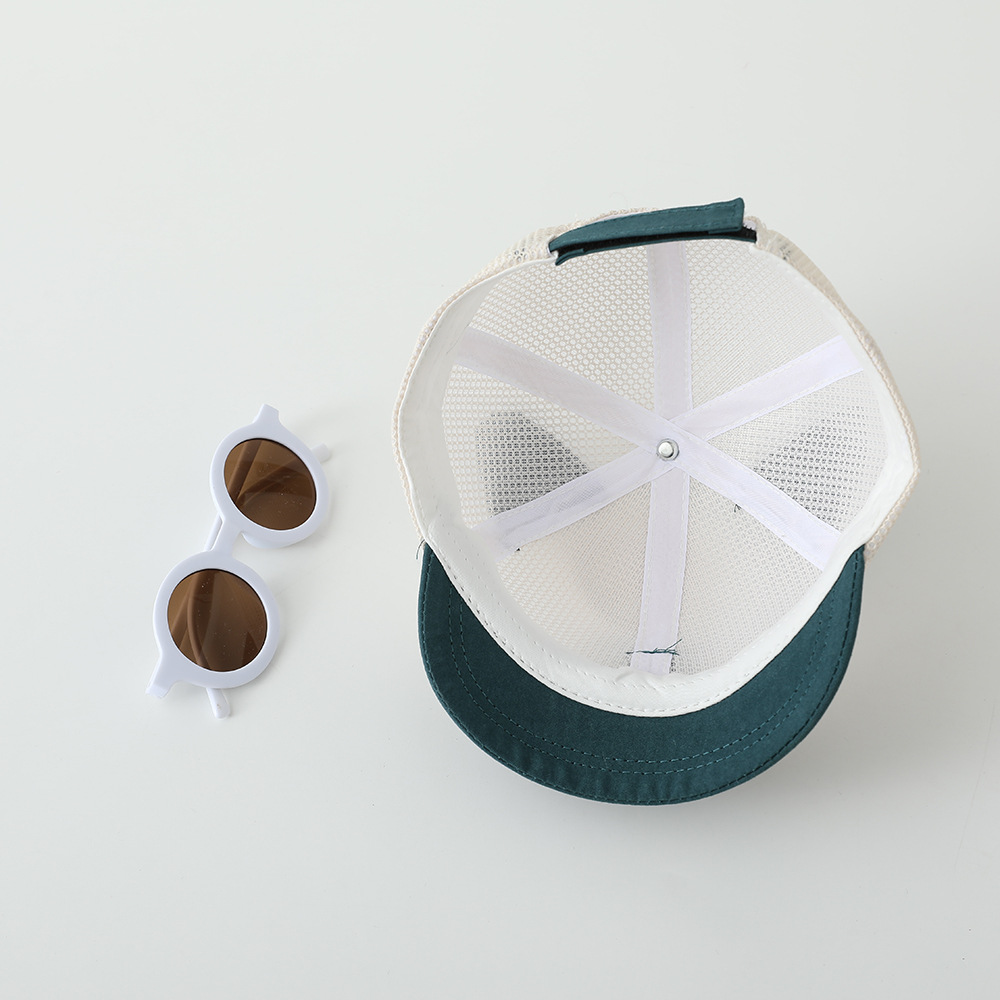 Gafas de sol para bebés, gorras de verano, gorras cortas para bebés, gorras para el sol al aire libre, gorras de béisbol para niños y niñas