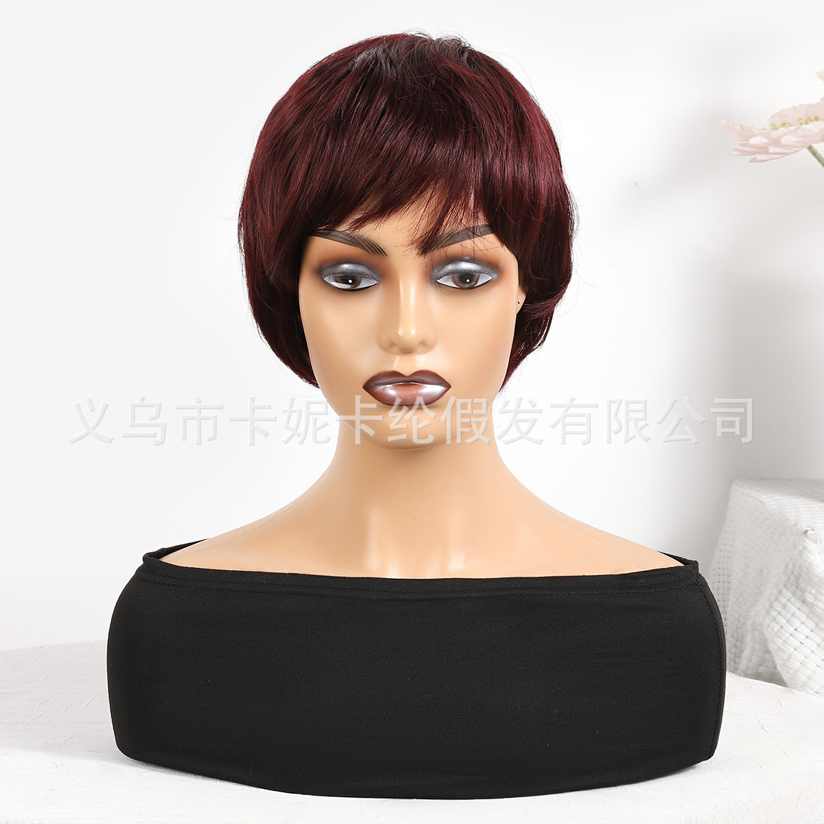 NEWLOOK mujer nuevo Bo Bo cabeza corta de ocho caracteres mecanismo de franja fibra química falsificada en stock al por mayor NK0022