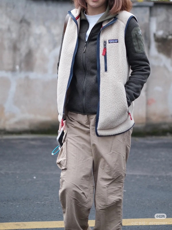 PATA巴塔抓绒背心羊羔绒保暖开衫立领拉链马甲山系户外男女款马甲|undefined