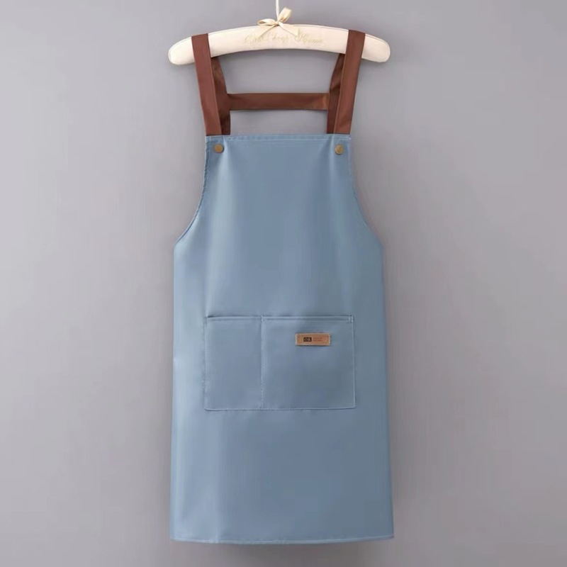 エプロン おしゃれ シンプル 家庭用 キッチン エプロン カフェ 防水 防油 男女兼用 汚れにくい 作業服 カスタム オゴ|undefined