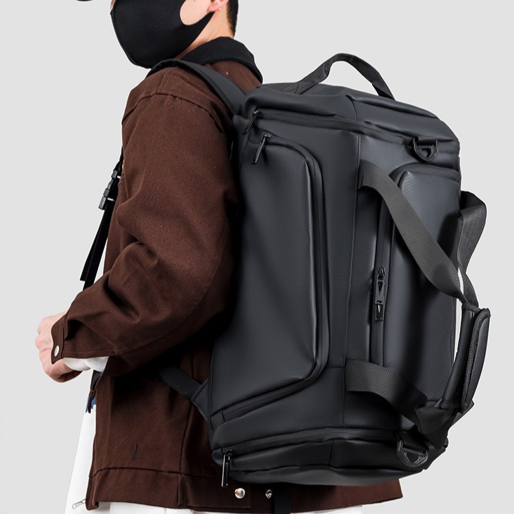 Multifunctional Fitness Bag, Men's Portable Cross-Body Travel Bag, Large-Capacity Short-Distance Business Trip Clothing Storage Luggage Bag
