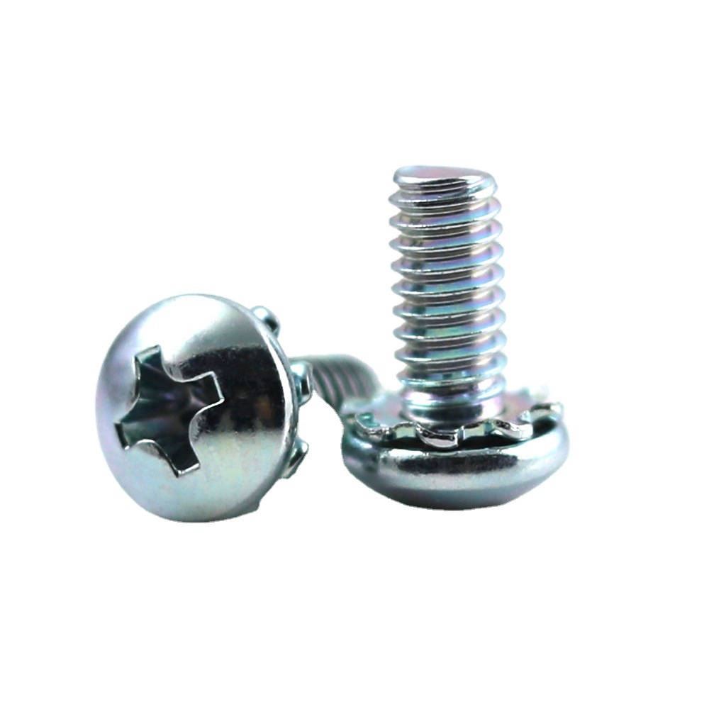 螺丝厂家重磅推出 十字圆头附外齿垫片螺钉PM/BW4*16