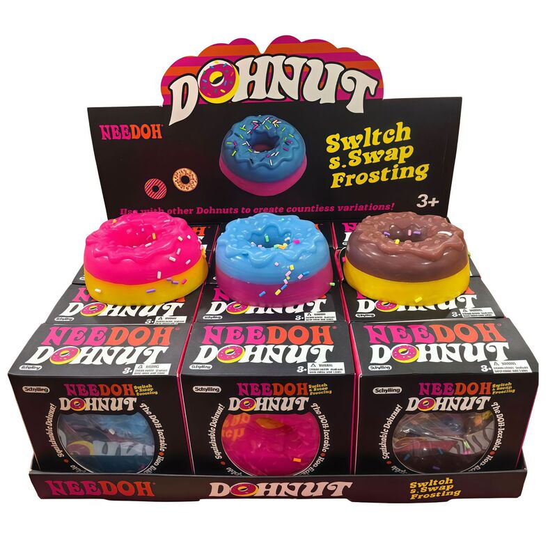 Cross-Border Needoh Dippin Donut Squishy Toy Tpr Rebound Stress Relief Toy Relaxation Toy