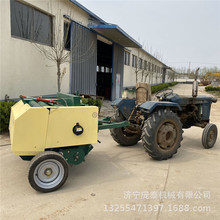 麦秸捡拾自动打捆机价格养殖场饲草青贮打包机驴场黄储饲料打包机