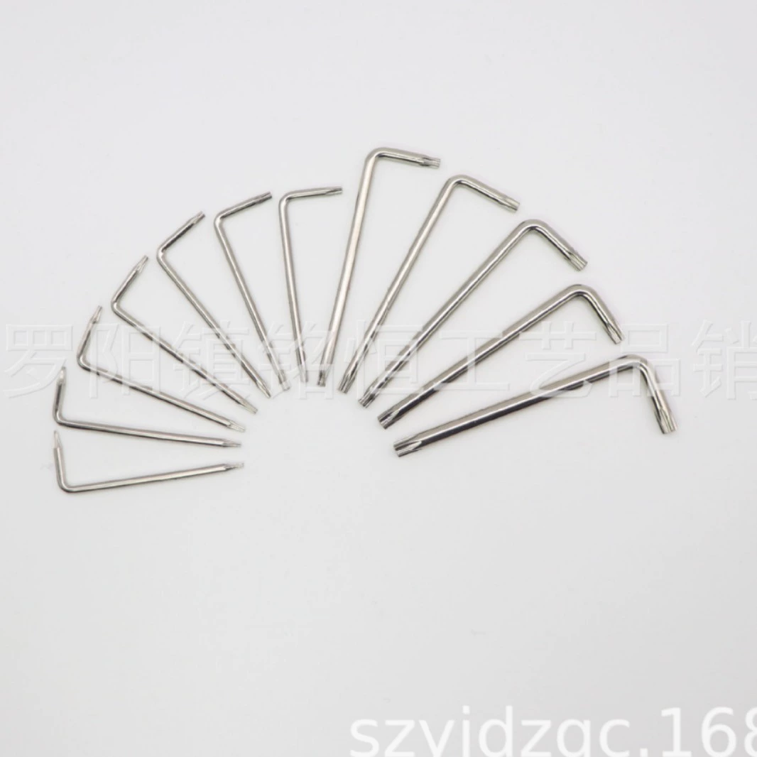 T6/T8/T10 цветочный двухголовый внутренний шестигранный сливовой ключ оптовая отвертка с отверстием T15/T20/T25/T30