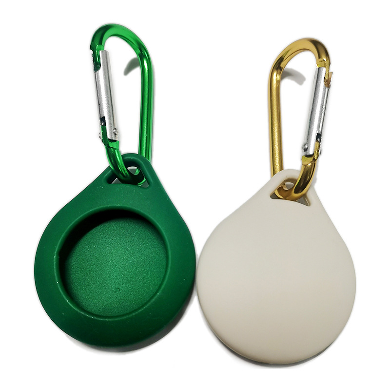 Cubierta protectora de silicona Airtags aplicable Apple localizador rastreador cubierta protectora de silicona anti-perdida al por mayor