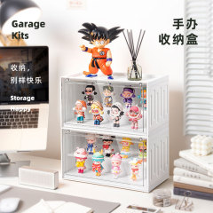 盲盒收納展示樂高公仔櫃架泡泡瑪特集裝箱無燈帶手辦收納盒亞克力