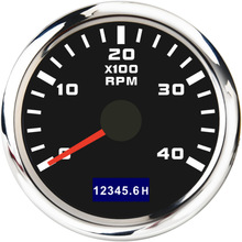�¿�52MMָ��ת�ٱ���������̻�е��װ��0-4000RPM12/24Vͨ�ÿ�