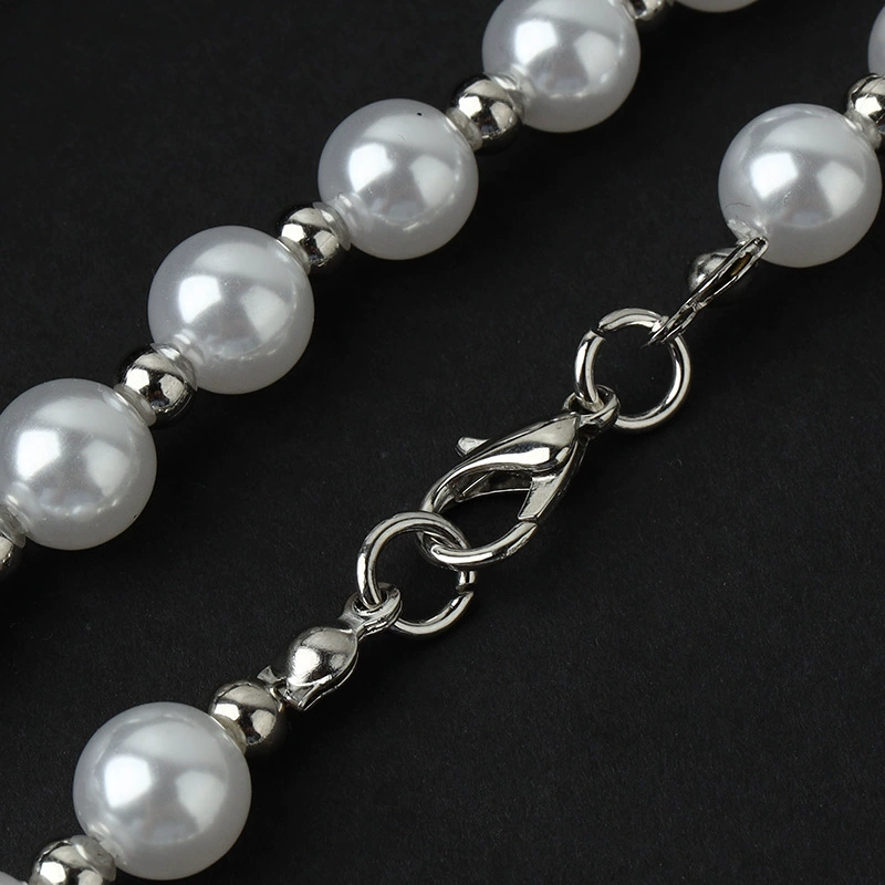 Женское жемчужное ожерелье Двухслойное в Корейском стиле, модное геометрическое модное жемчужное ожерелье в стиле барокко, женская оптовая продажа