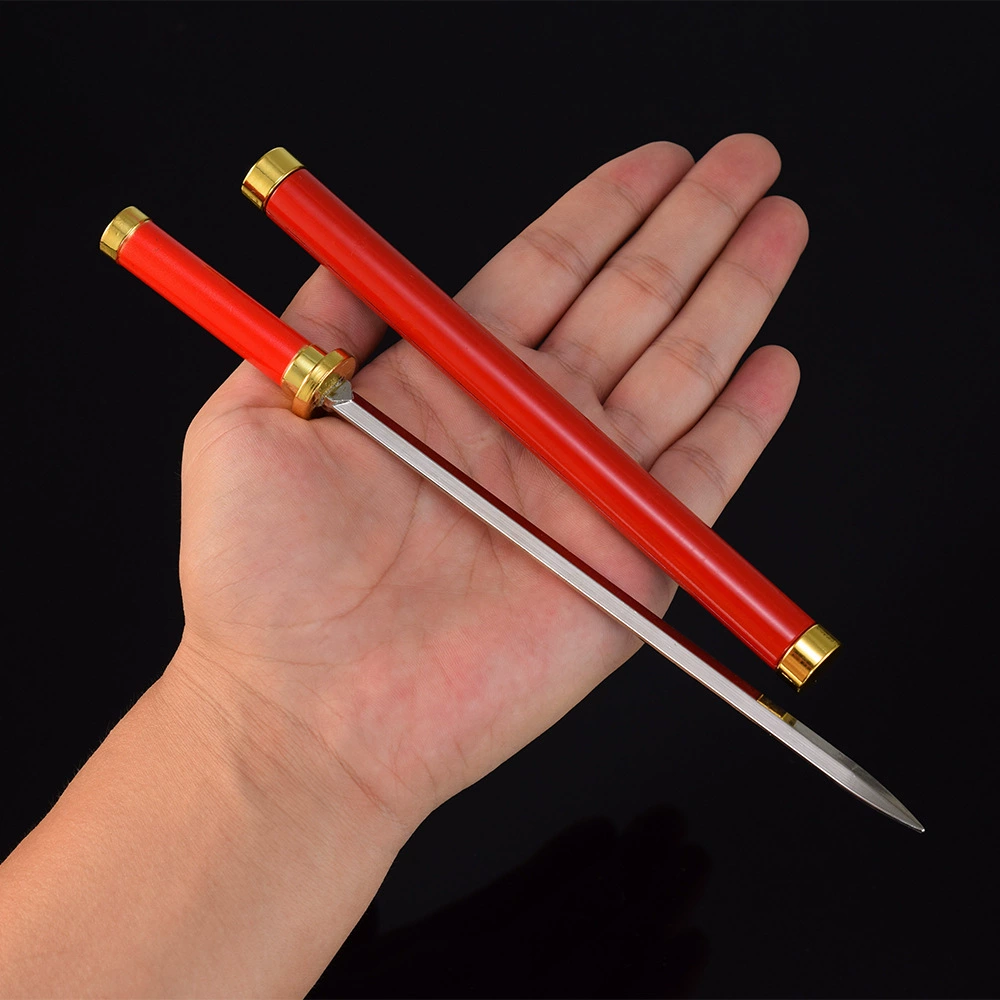 Оружие, меч, полностью металлическая минифигурка, игрушка