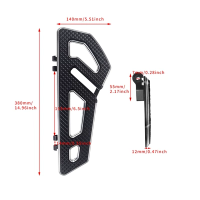 King Modified Large Front – Motorcycle pedals