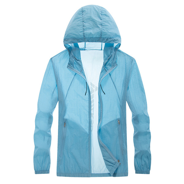 Summer windproof breathable ultra thin windbreaker for men and women