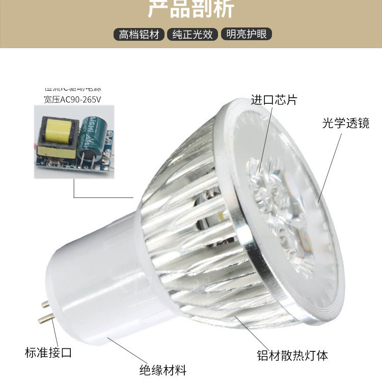 Направляющая лампа для ступеней, 220V, 3W, 4W, 5W, 12V