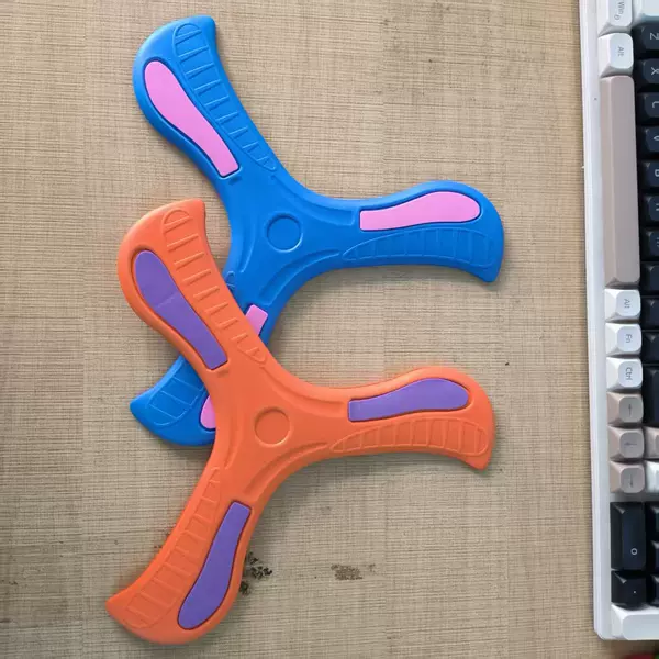 Large Boomerang-(Blue+Orange) 24CM