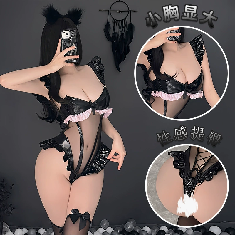 Sexy underwear, cute uniform with bow, set