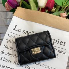 2022 New Small Card Holder Diamond Small Fragrance Mini Card Holder Soft Leather Small Coin Purse Driver's License Multi-Slot Card Holder