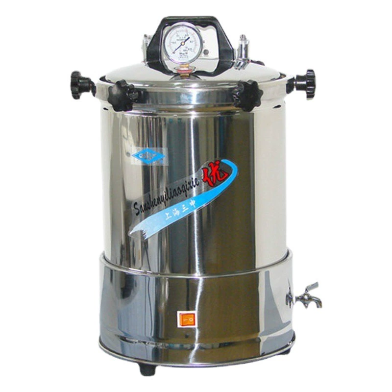Shanghai Sanshen YM30/50/75 Паровой стерилизатор с вертикальным давлением YX280/15 Портативный высокотемпературный стерилизатор