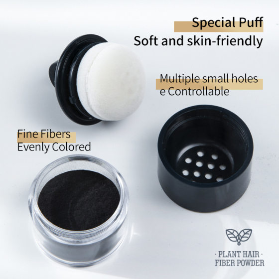 Cross-border hair fiber dense hair fiber thick wig hair fiber powder hair replacement seam modification hairline powder