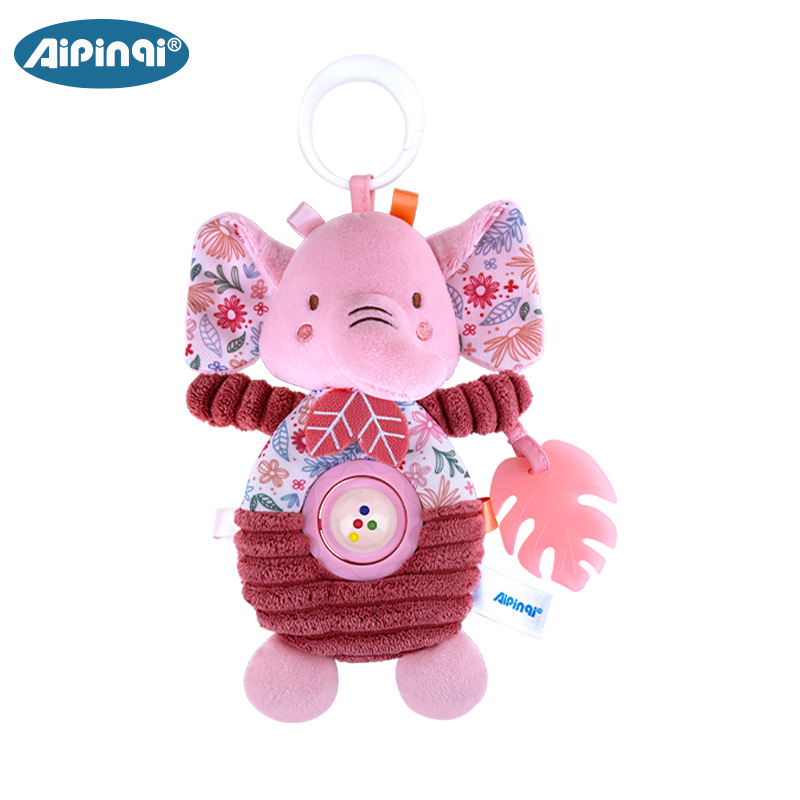 Aipinqi nuevo coche colgante juguete bebé rosa bebé cama colgante de coche de felpa de coche de dibujos animados al por mayor en stock