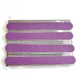 厂家批发木皮锉本甲锉打磨指甲锉美甲工具双面磨砂条耐磨不掉砂